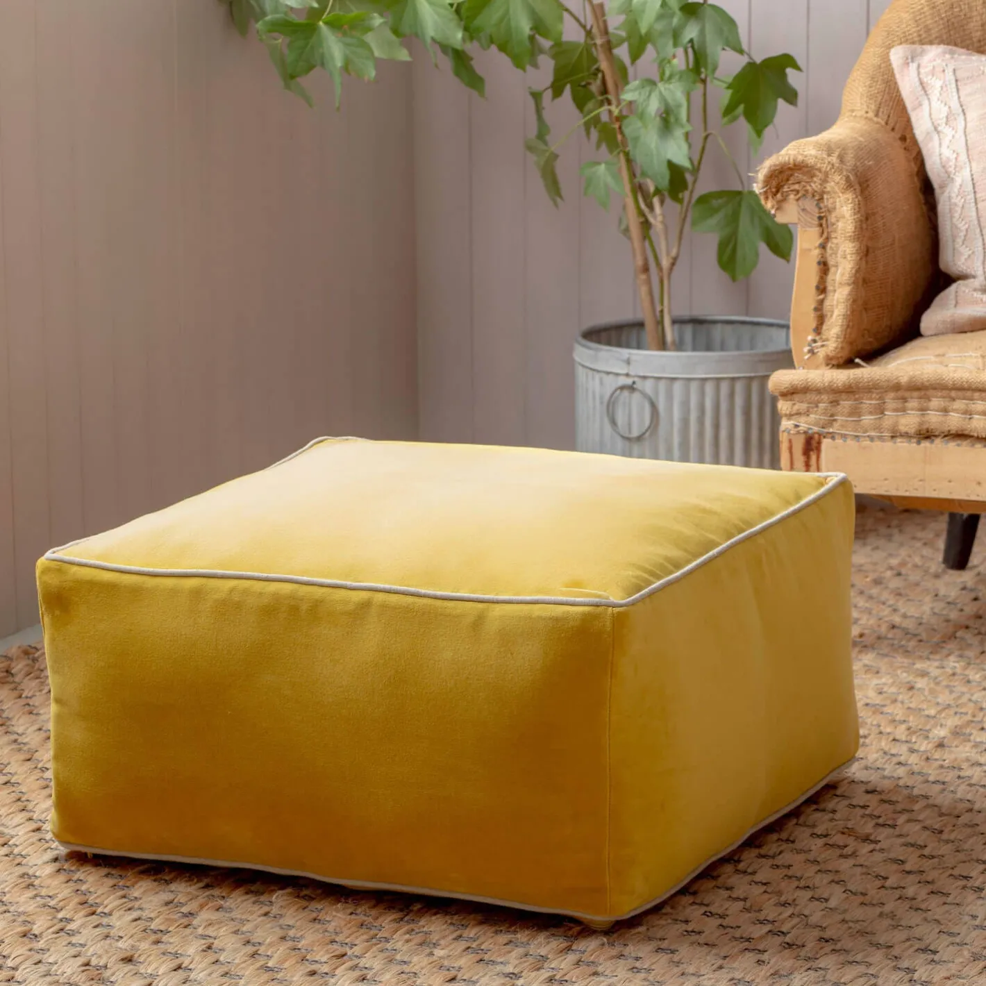 Graham & Green Pouffes & Beanbags|Pouffes & Bean Bags<Velvet Pouffes