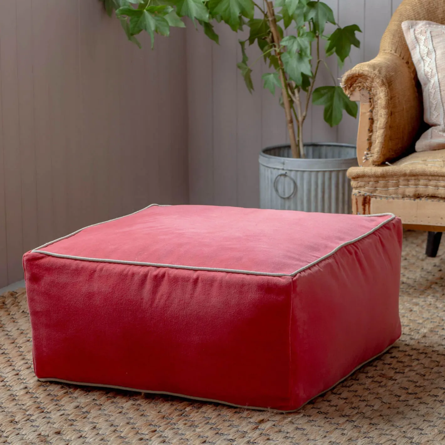 Graham & Green Pouffes & Beanbags|Pouffes & Bean Bags<Velvet Pouffes