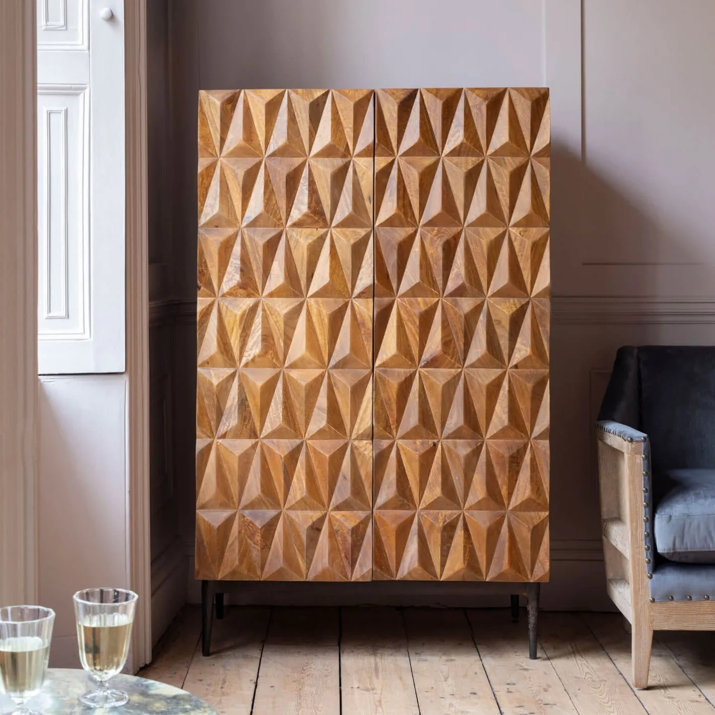 Graham & Green Drinks Trolleys & Bars<Verena Bar Cabinet