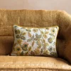 Graham & Green Sofa Cushions|Cushions<Viola Embroidered Linen Rectangular Cushion