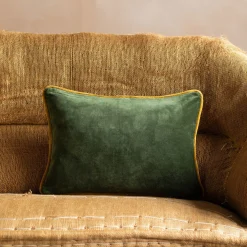 Graham & Green Sofa Cushions|Cushions<Viola Embroidered Linen Rectangular Cushion
