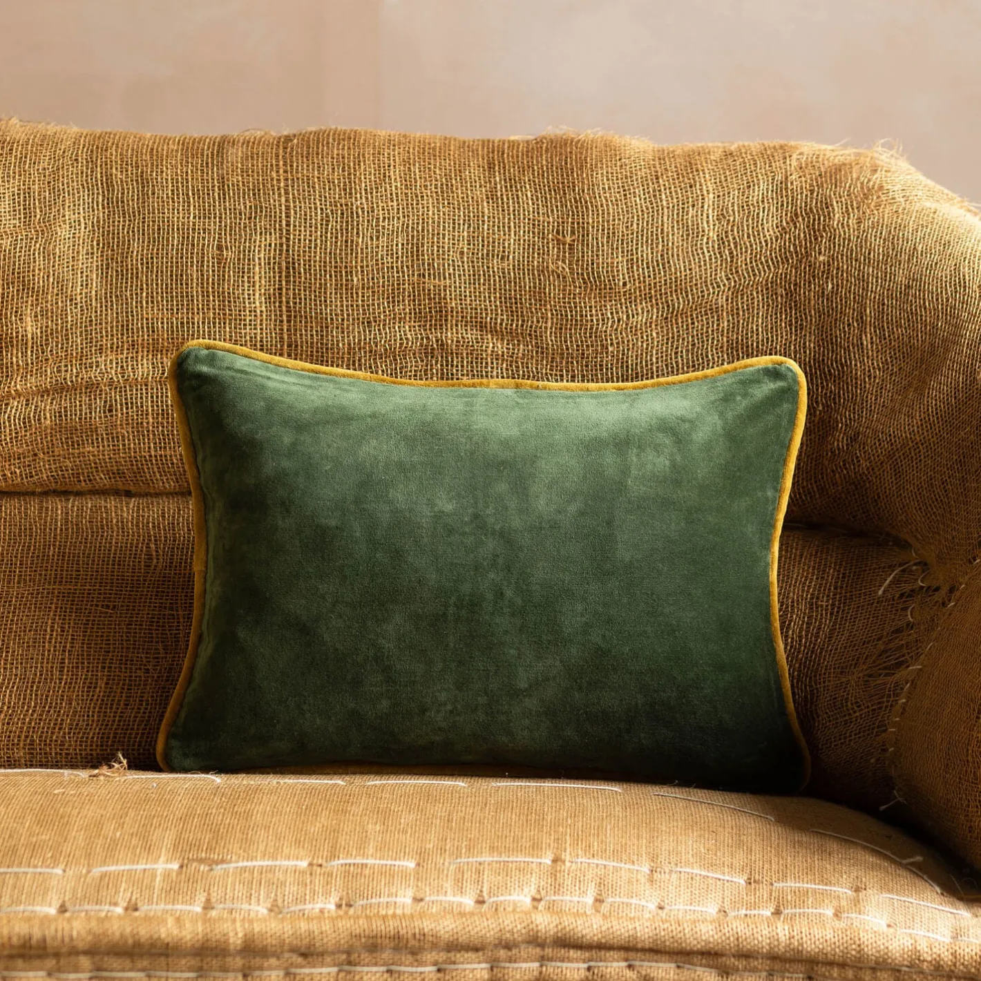 Graham & Green Sofa Cushions|Cushions<Viola Embroidered Linen Rectangular Cushion