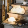 Graham & Green Table Lamps<Walnut Smart Book Lights