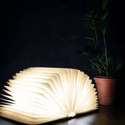 Graham & Green Table Lamps<Walnut Smart Book Lights