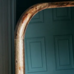 Graham & Green Floor Standing Mirrors|Rectangular Mirrors<Walter Extra Large Natural Wood Mirror