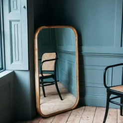 Graham & Green Rectangular Mirrors|Wall Mirrors<Walter Medium Natural Wood Mirror