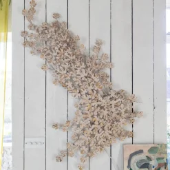Graham & Green Wall Lights & Sconces<White and Gold Leaves Wall Light