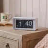Graham & Green Clocks<White Boxed Retro Flip Clock