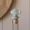 Graham & Green Outdoor Dining|Barware<White Ceramic Fish Bottle Stopper