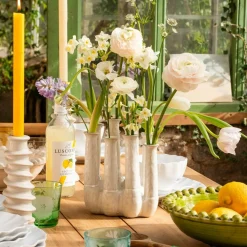 Graham & Green Vases & Plant Pots<White Ceramic Multi-Stem Vase