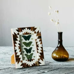 Graham & Green Photo Frames<White Chevron Frame