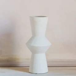 Graham & Green Vases & Plant Pots<White Cyrus Vase