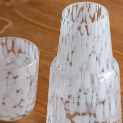 Graham & Green Jugs & Carafes<White Speckle Carafe and Tumbler