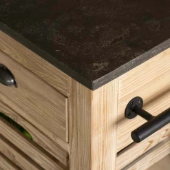 Graham & Green Kitchen Islands|Kitchen Islands And Larders<Whitewashed Hudson Kitchen Breakfast Bar