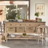 Graham & Green Kitchen Islands|Kitchen Islands And Larders<Whitewashed Hudson Kitchen Island