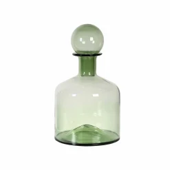 Graham & Green Decorative Accessories<Wide Green Glass Bottle