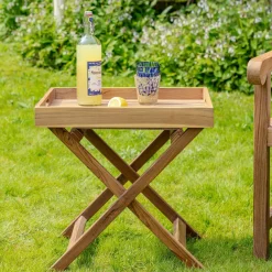 Graham & Green Garden Tables & Sets|Garden Tables & Sets<William Outdoor Wooden Tray Side Table