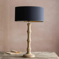 Graham & Green Table Lamps<Wooden Bamboo Table Lamp Medium