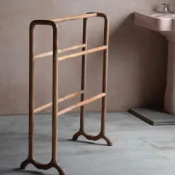 Graham & Green Bathroom Accessories<Wooden Towel Stand
