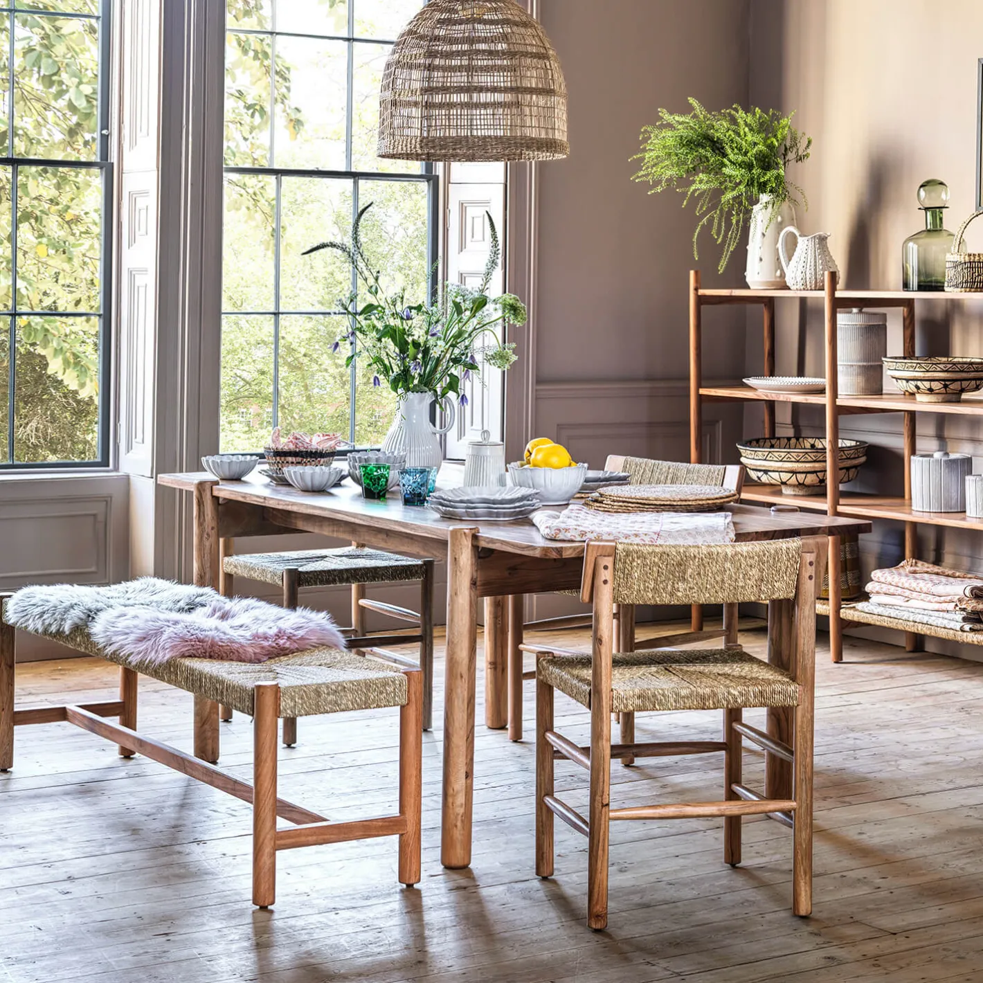 Graham & Green Dining Tables<Wrenley 6 Seater Dining Table