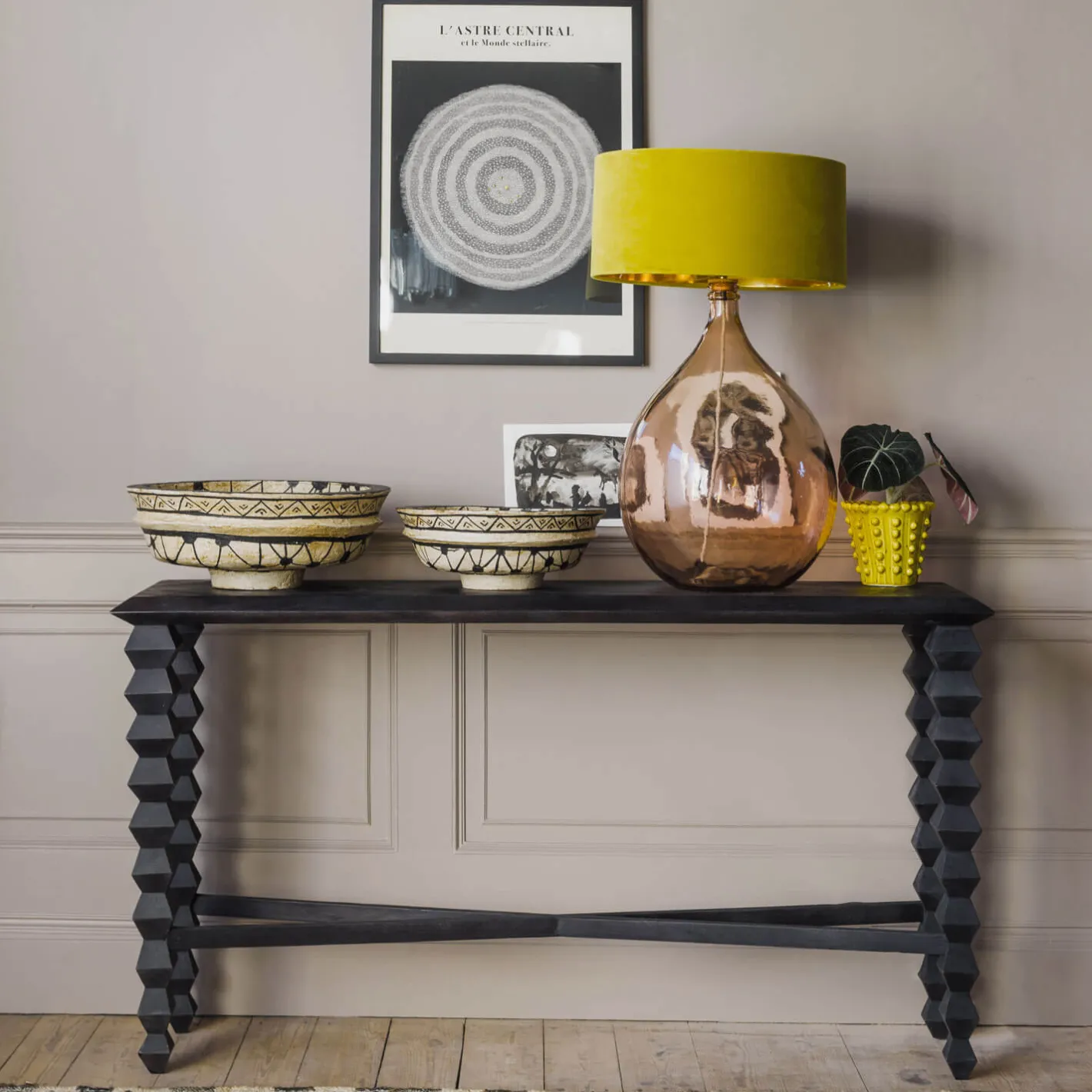Graham & Green Console Tables<Yasmin Black Console Table