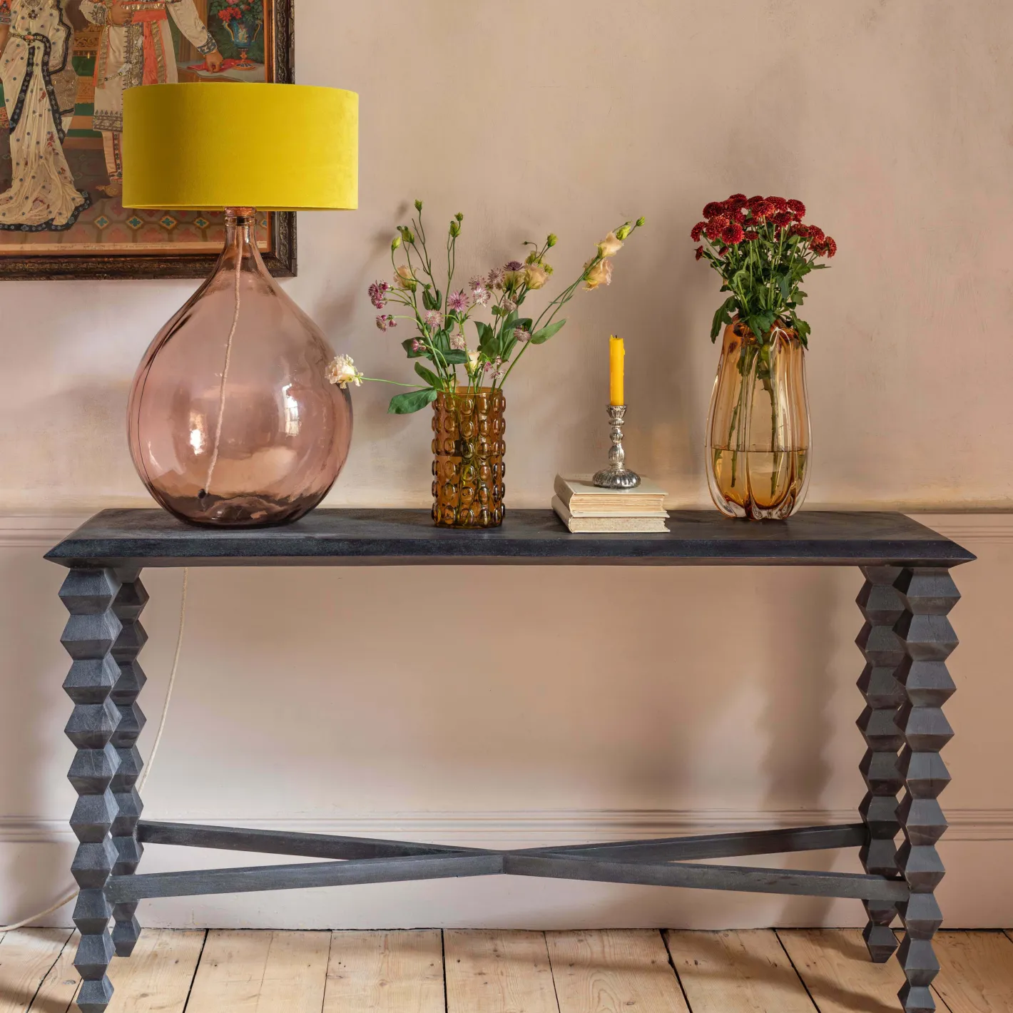 Graham & Green Console Tables<Yasmin Black Console Table