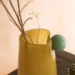 Graham & Green Vases & Plant Pots<Yellow and Jade Medium Bolita Vase