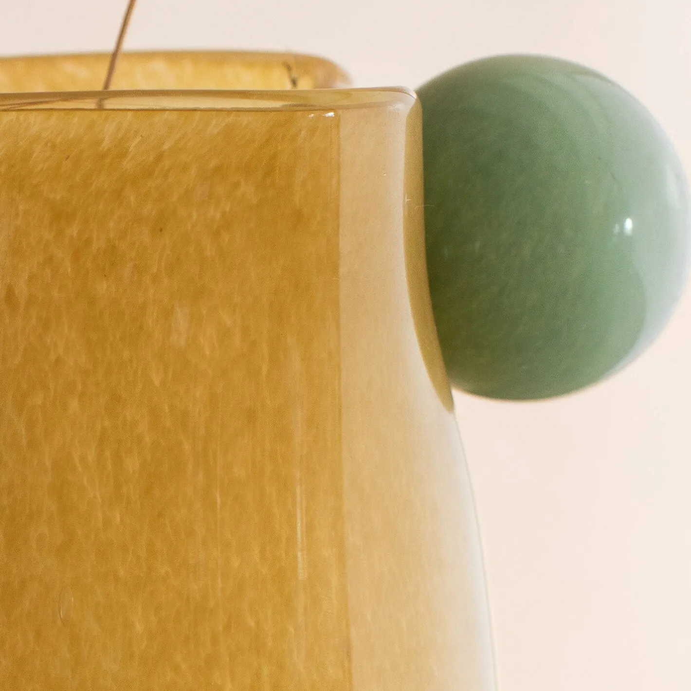 Graham & Green Vases & Plant Pots<Yellow and Jade Medium Bolita Vase