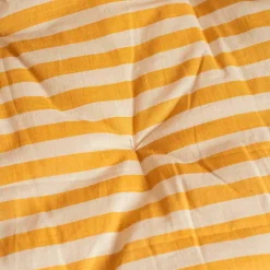 Graham & Green Seat Pads & Bed Rolls|Seat Pads & Bed Rolls<Yellow Candy Stripe Small Seat Mat