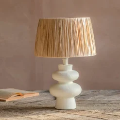 Graham & Green Table Lamps<Zyla White Table Lamp
